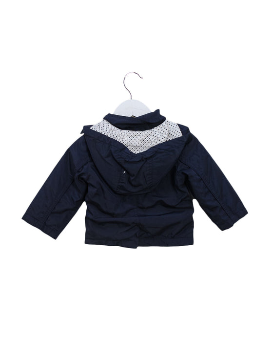 A Navy Lightweight Jackets from Chicco in size 6-12M for boy. (Back View)