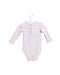 A Pink Long Sleeve Bodysuits from Natalys in size 3-6M for girl. (Back View)