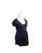 A Navy Short Sleeve Tops from Mothers en Vogue in size M for maternity. (Front View)