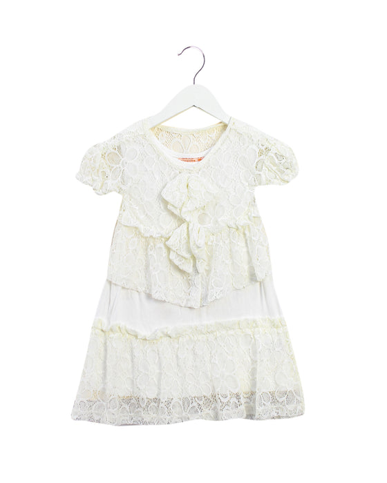 As Know As Ponpoko Short Sleeve Dress 2T - 3T (100cm)