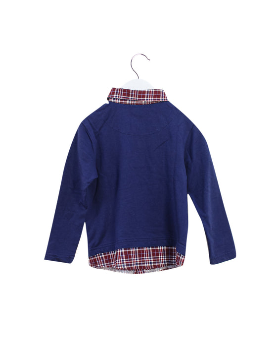 Chickeeduck Long Sleeve Polo 2T - 3T (100cm)