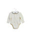 A Ivory Long Sleeve Bodysuits from Nicholas & Bears in size 3-6M for boy. (Front View)