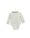 A Ivory Long Sleeve Bodysuits from Nicholas & Bears in size 3-6M for boy. (Back View)