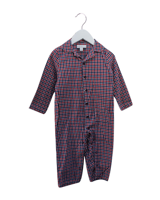A Red Long Sleeve Jumpsuits from The Little White Company in size 18-24M for boy. (Front View)