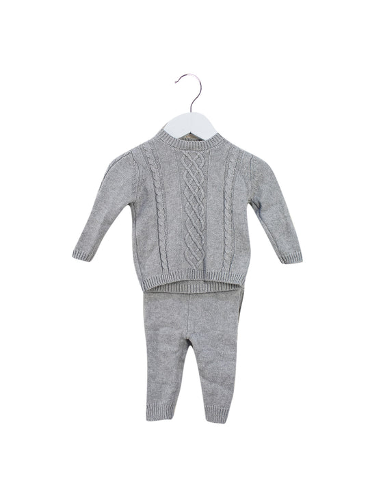 Living Textiles Sweater and Pant Set 3-6M