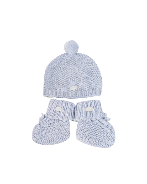 Tartine et Chocolat Knit Beanie and Booties 1-3M (44-46cm)