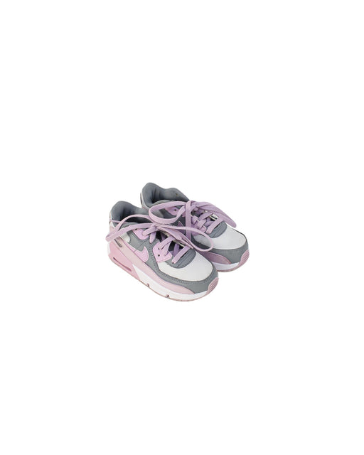 A Purple Sneakers from Nike in size 4T for girl. (Front View)