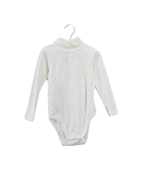 A Ivory Long Sleeve Bodysuits from Jacadi in size 18-24M for neutral. (Front View)