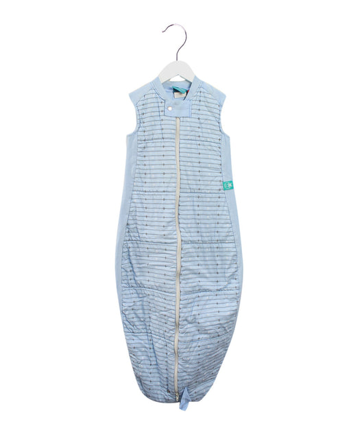 A Blue Sleepsacs from ErgoPouch in size 12-18M for boy. (Front View)