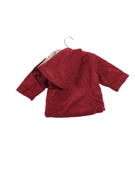 A Red Lightweight Jackets from Troizenfants in size 3T for girl. (Back View)