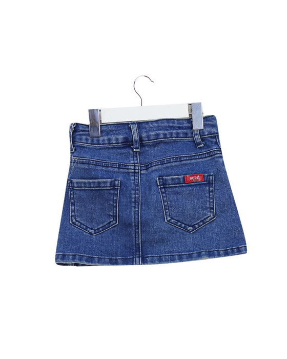Seed Short Denim Skirt 2T