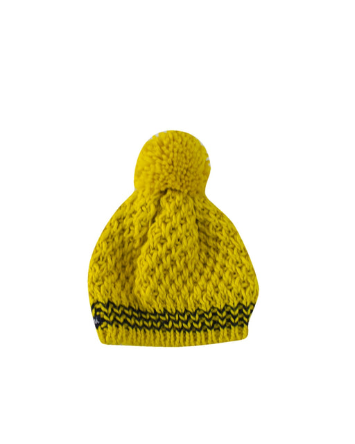 A Yellow Winter Hats from Catimini in size 6-12M for neutral. (Front View)