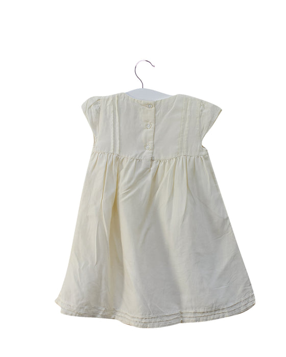 The Little White Company Short Sleeve Dress 9-12M