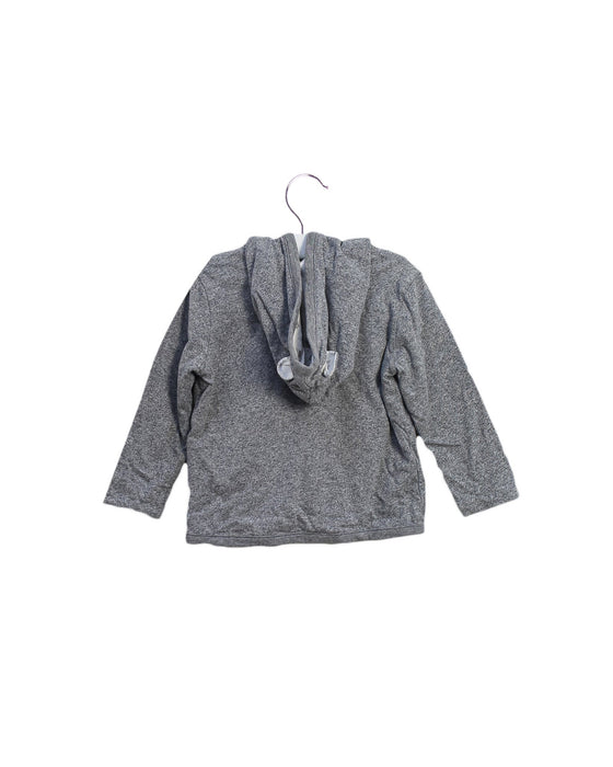 A Grey Lightweight Jackets from Roots in size 12-18M for girl. (Back View)