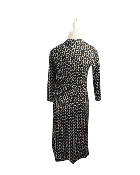 Seraphine Maternity Three Quarter Sleeve Wrap Dress XS (US4)