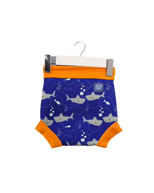 A Blue Swim Diapers from Splash About in size 3-6M for boy. (Front View)