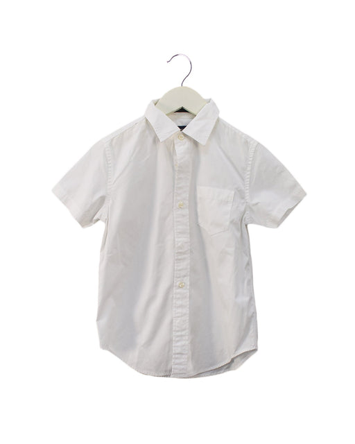 A White Shirts from Crewcuts in size 6T for boy. (Front View)