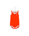 A Orange Sleeveless Bodysuits from Petit Bateau in size 0-3M for boy. (Front View)