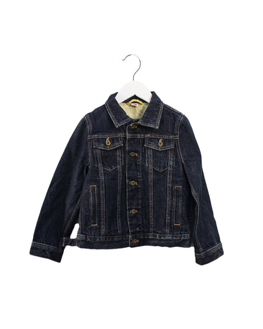A Navy Lightweight Jackets from Crewcuts in size 7Y for girl. (Front View)