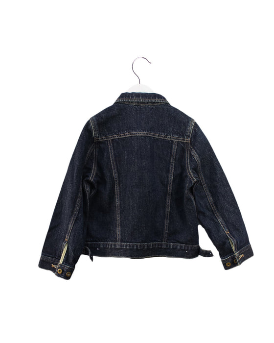 A Navy Lightweight Jackets from Crewcuts in size 7Y for girl. (Back View)