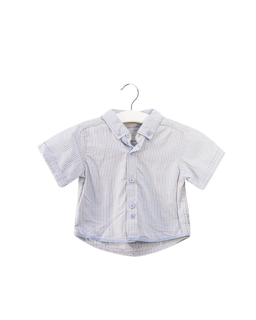 A Blue Shirts from Chateau de Sable in size 6-12M for boy. (Front View)