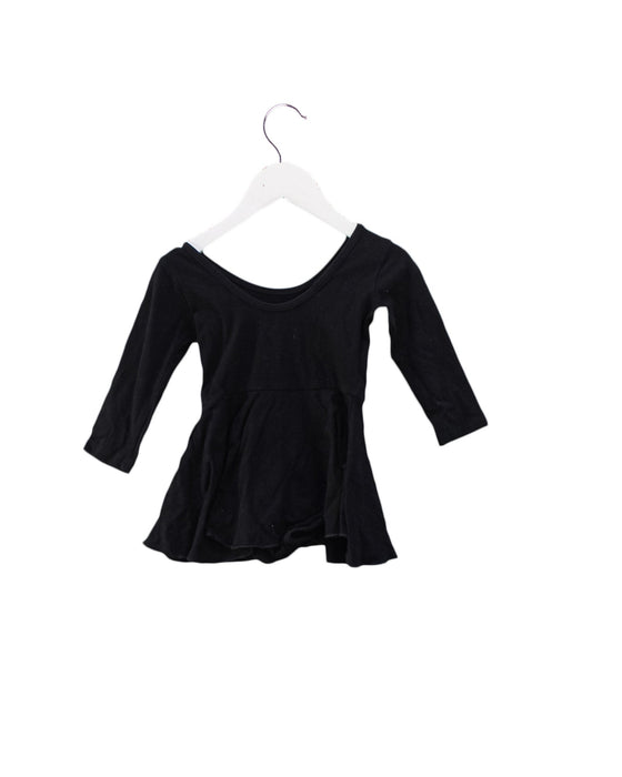 A Black Long Sleeve Bodysuits from Alice + Ames in size 4T for girl. (Back View)