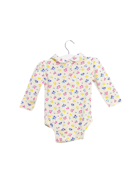 A Yellow Long Sleeve Bodysuits from Jojo Maman Bébé in size 3-6M for girl. (Back View)