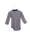 A Black Long Sleeve Bodysuits from Petit Bateau in size 6-12M for boy. (Back View)