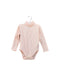 A Pink Long Sleeve Bodysuits from Velveteen in size 18-24M for girl. (Front View)