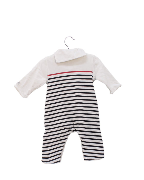 A Black Jumpsuits from Petit Bateau in size 0-3M for boy. (Back View)