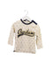A Ivory Long Sleeve Tops from Petit Bateau in size 12-18M for boy. (Front View)