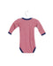 A Red Long Sleeve Bodysuits from Petit Bateau in size 0-3M for boy. (Back View)