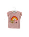 A Pink Short Sleeve T Shirts from Mini Rodini in size 12-18M for girl. (Front View)