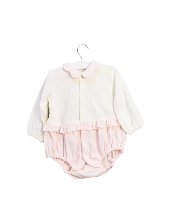 A Ivory Long Sleeve Bodysuits from Comme Ca Ism in size 12-18M for girl. (Back View)