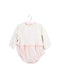 A Ivory Long Sleeve Bodysuits from Comme Ca Ism in size 12-18M for girl. (Front View)