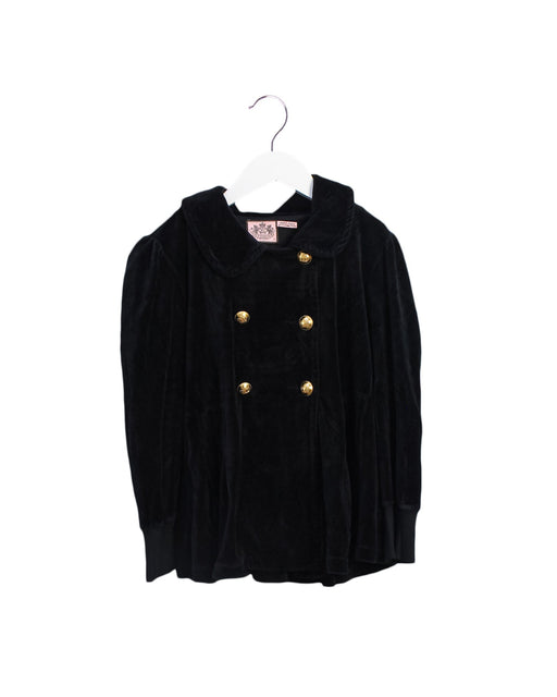 A Black Lightweight Jackets from Juicy Couture in size 12Y for girl. (Front View)