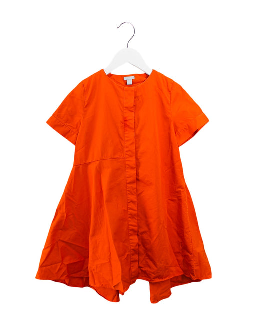 A Orange Short Sleeve Dresses from COS in size 4T for girl. (Front View)