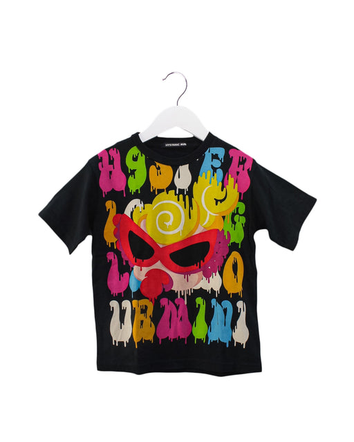 A Black Short Sleeve T Shirts from Hysteric Mini in size 4T for boy. (Front View)