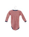 A Red Long Sleeve Bodysuits from Petit Bateau in size 6-12M for girl. (Back View)