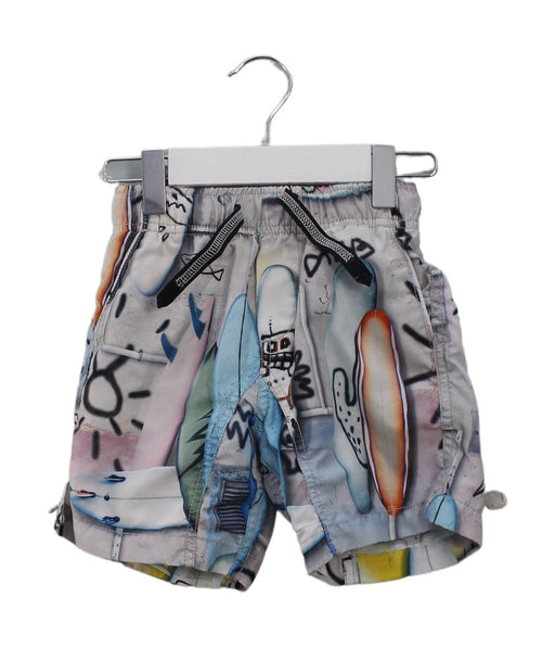 A Grey Swim Shorts from Molo in size 3T for boy. (Front View)