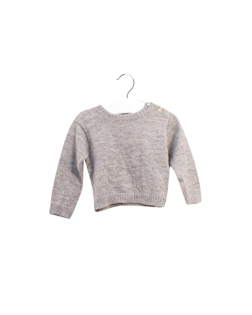 A Grey Knit Sweaters from Neck & Neck in size 6-12M for boy. (Front View)