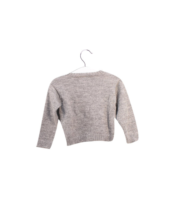 A Grey Knit Sweaters from Neck & Neck in size 6-12M for boy. (Back View)