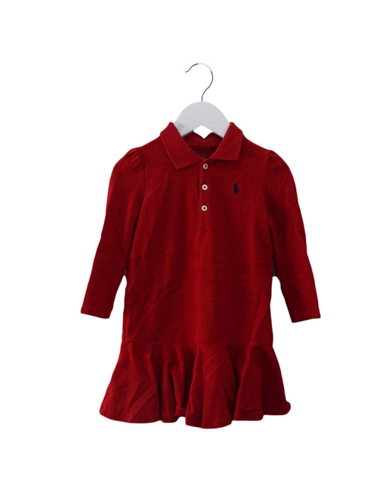 Ralph Lauren Long Sleeve Polo Dress and Bloomer Set 18M (80cm)