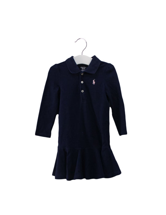 Ralph Lauren Long Sleeve Polo Dress and Bloomer Set 18M (85cm)