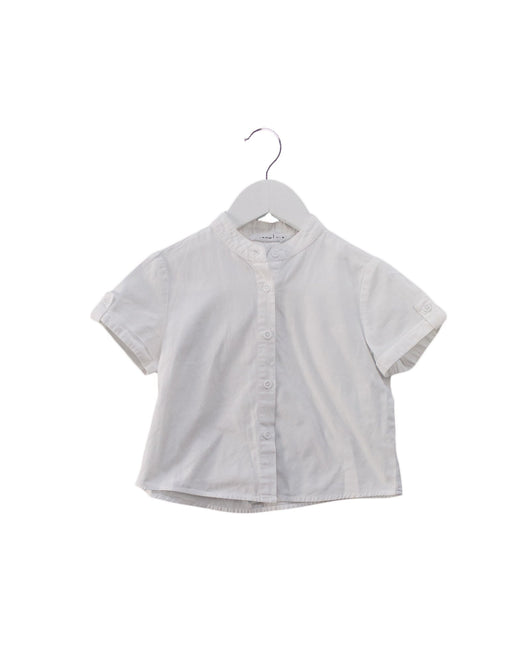 A White Shirts from Minnow in size 3T for boy. (Front View)