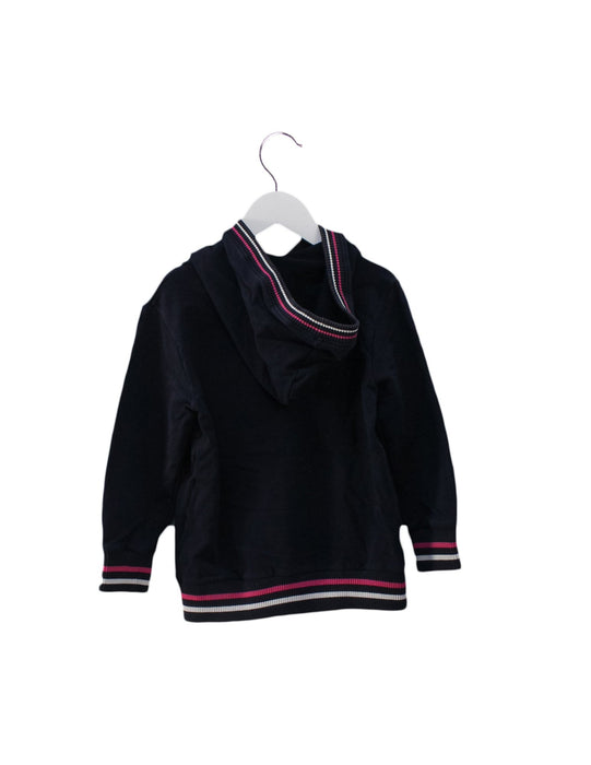 A Navy Hooded Sweatshirts from Nicholas & Bears in size 6T for girl. (Back View)