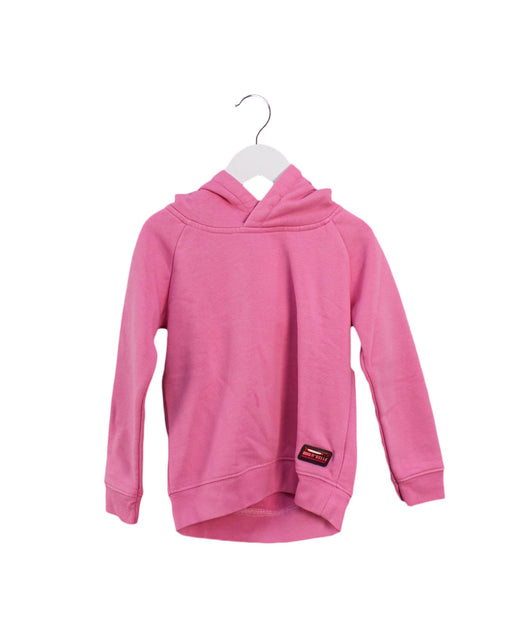 A Pink Hooded Sweatshirts from Scotch & Soda in size 4T for girl. (Front View)