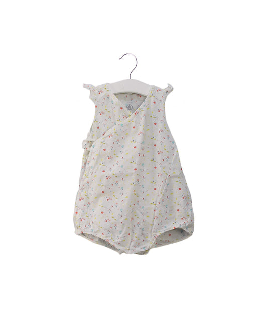 A Multicolour Sleeveless Bodysuits from Petit Bateau in size 3-6M for girl. (Front View)