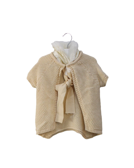 Nicholas & Bears Cardigan with Faux Fur Trim 3T