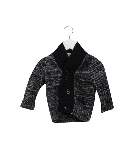 A Black Lightweight Jackets from CIGOGNE Bébé in size 6-12M for girl. (Front View)